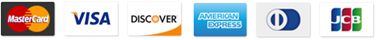 List of accepted credit cards